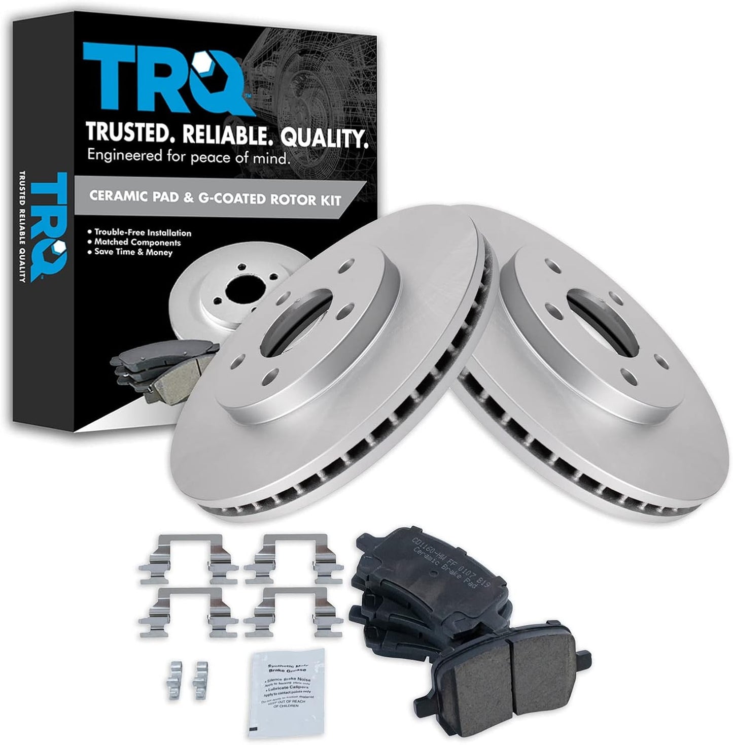 Premium Posi Ceramic Brake Pad & Coated Rotor Kit for Chevy HHR