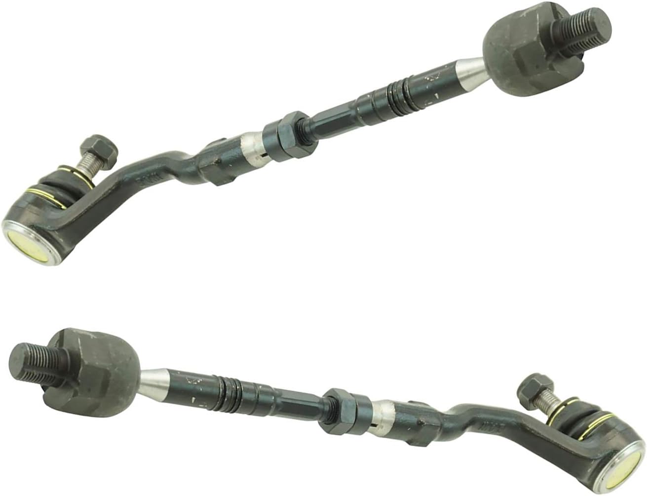 TRQ Front Tie Rod Set for 2004-2010 BMW X3 Vehicles