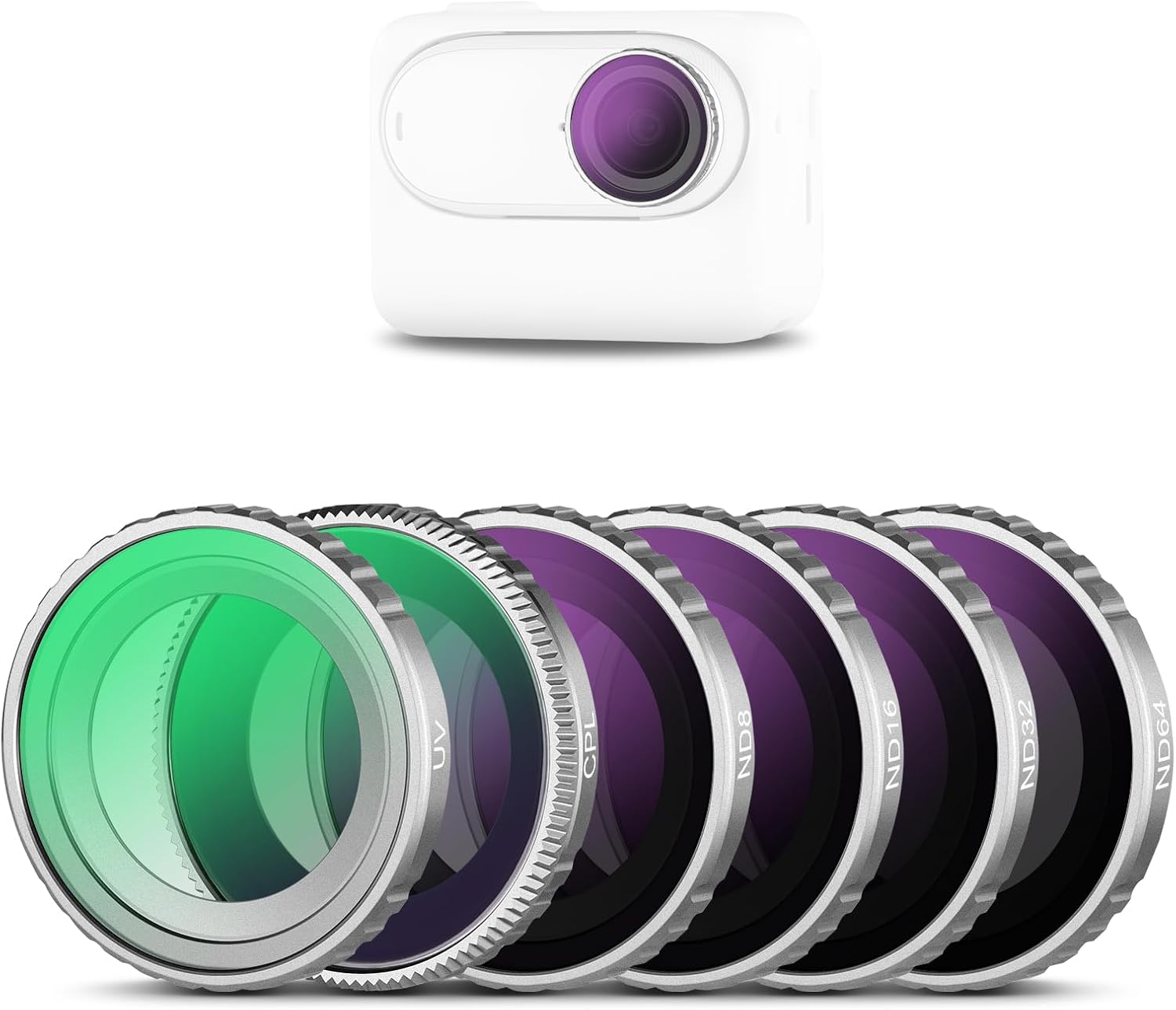 ND Filter Kit for Insta360 GO 3S - Polarizer & Neutral Density Filters