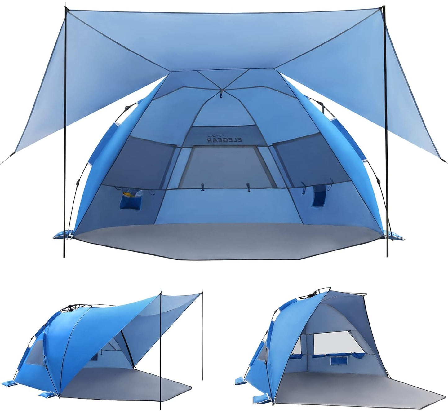 Portable Sun Shelter with 360 Canopy - Elegear