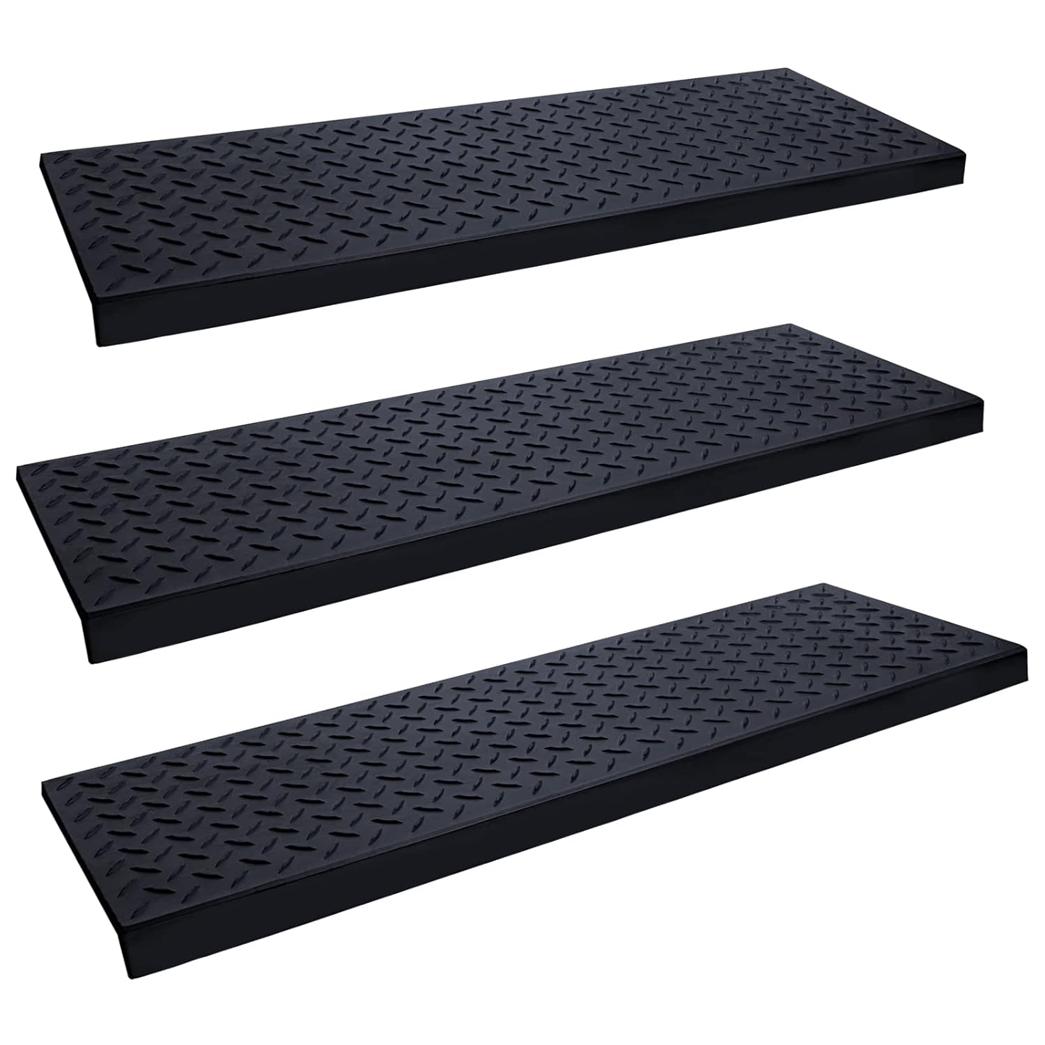 Spurtar Rubber Stair Treads Non-Slip 30 Inch for Safety