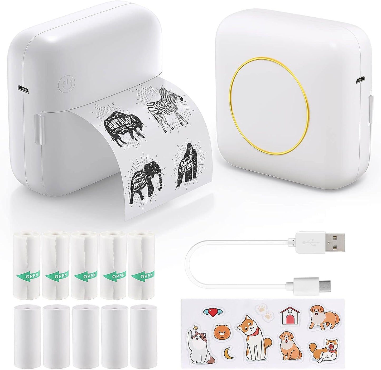 Portable Bluetooth Mini Printer - Create Anywhere!