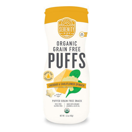 Serenity Kids Grain-Free Puffs for Toddlers & Babies - 6 Pack
