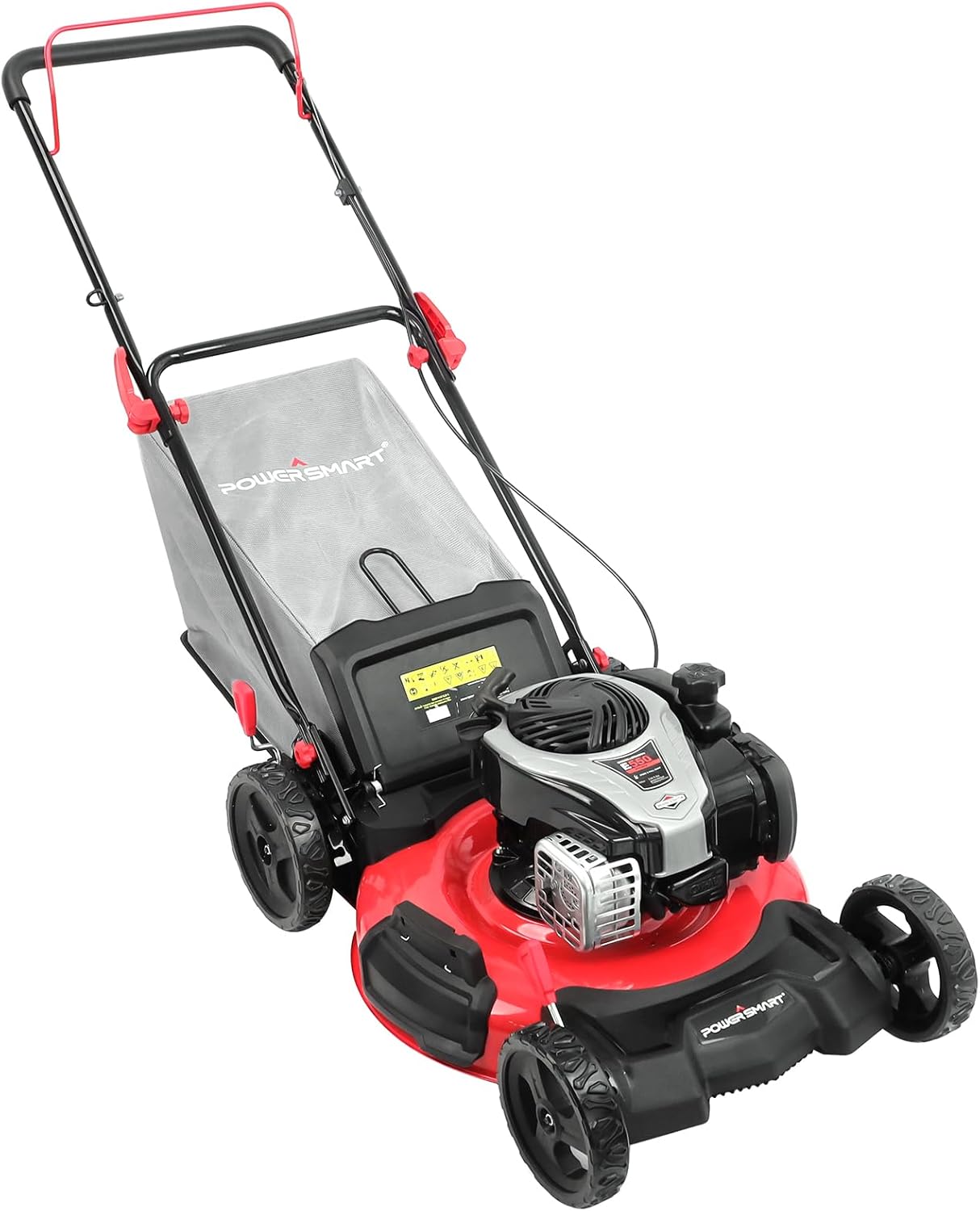 PowerSmart 21-inch Gas Lawn Mower with 140cc Engine for Easy Use