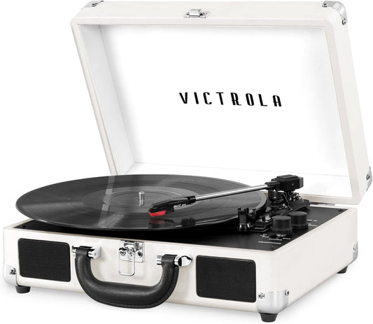 Victrola Journey+ Bluetooth Suitcase Record Player for Vinyl Lovers