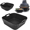 Silicone Liners for Ninja Crispi FN101GY - Reusable 4QT & 6-Cup Set
