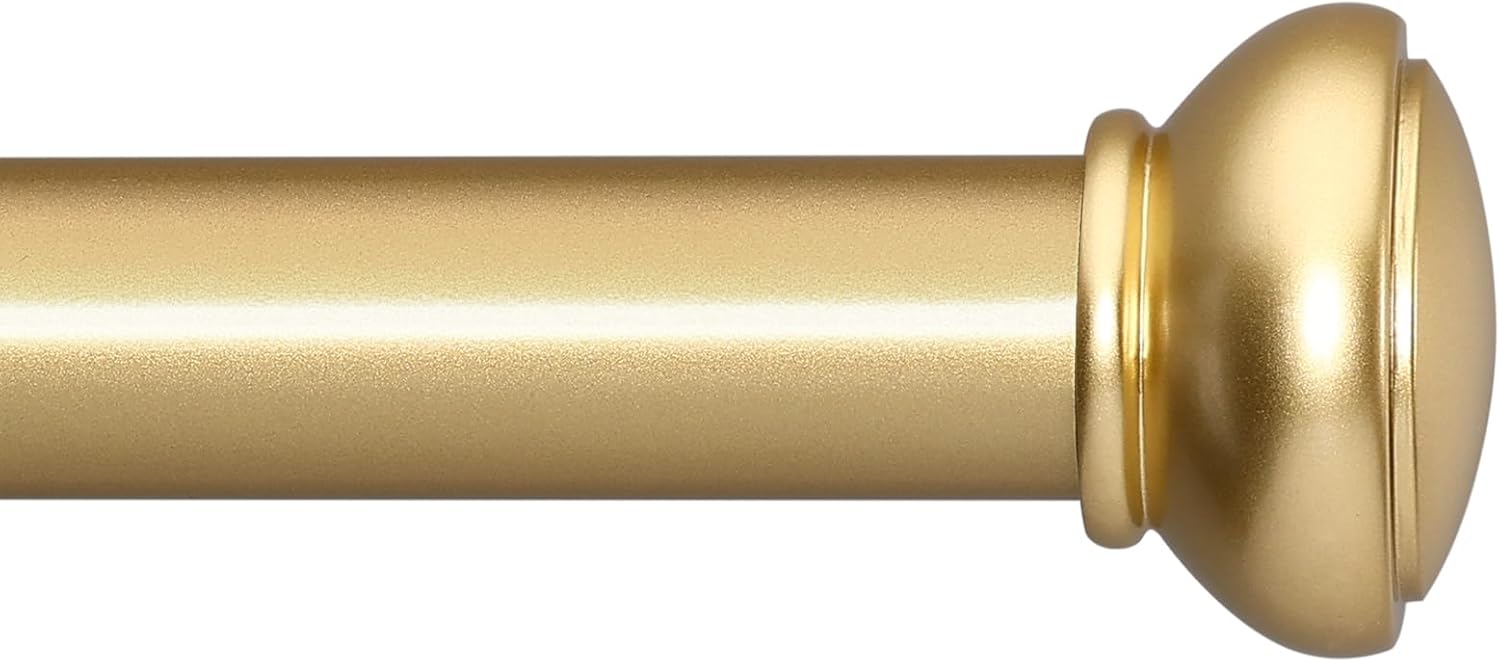 SIMEWIN Adjustable Gold Curtain Rod Set - Transform Your Windows!