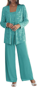 Chiffon Mother of the Bride Pant Suits for Wedding (Style JTTK)
