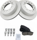 TRQ Rear Brake Pad & Rotor Kit Compatible with Lexus GX470 and Toyota