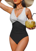 Tummy Control One Piece Swimsuit - Push Up, Full Coverage
