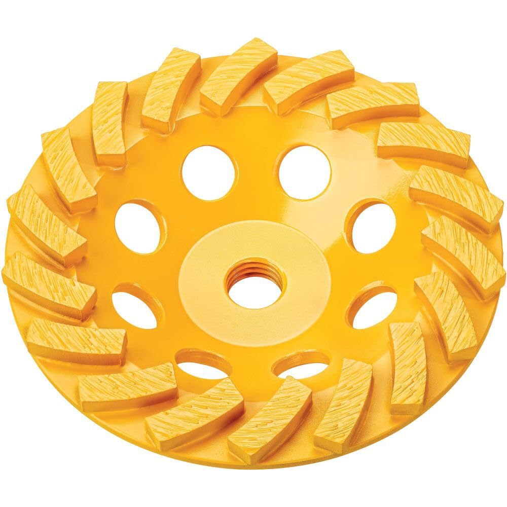 DEWALT DW4777T 5-Inch Turbo Diamond Cup Wheel for Grinding