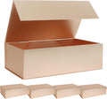 Rose Gold Gift Box with Magnetic Lid for Special Occasions