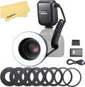 Godox MF-R76 LED Micro Ring Flash for Canon Nikon Sony Fuji