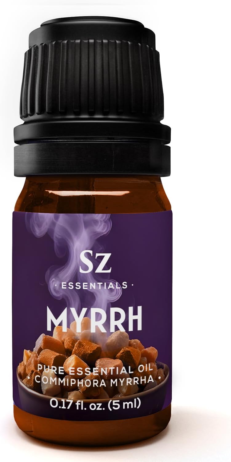 5-Year Aged Myrrh Essential Oil for Aromatherapy & Wellness