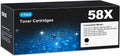 CF258X 58X Toner Cartridges Black (1-Pack) - High Yield for Office