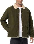 Men's Winter Fleece Lined Jacket for Casual Thermal Comfort