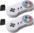Wireless Controller for SNES Original Console - Rechargeable 2-Pack