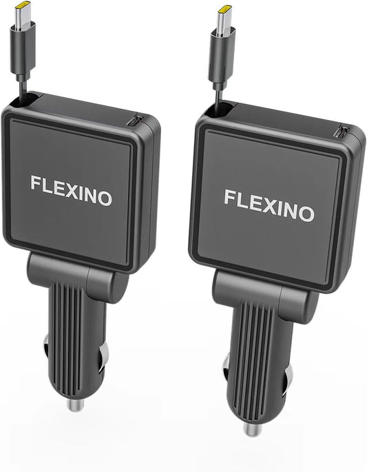 Fast 45W Car Charger for iPhone & Galaxy, 2-Pack