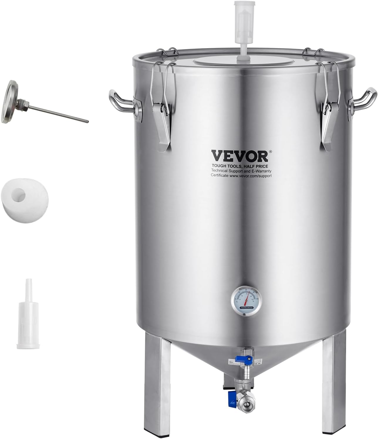 VEVOR 16 Gal Fermentation Tank for Home Brewing and Beer