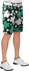Royal & Awesome Mens Golf Shorts Plaid Crazy Golf Shorts - Comfortable