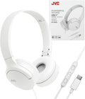 USB-C Wired On-Ear Headphones with Mic - Comfortable All-Day Wear