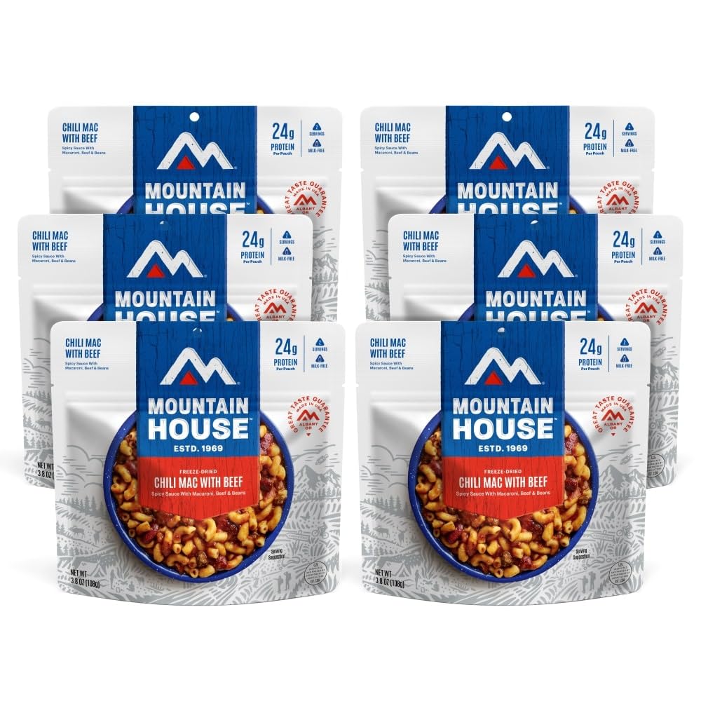 Mountain House Chili Mac with Beef - Perfect for Camping Meals