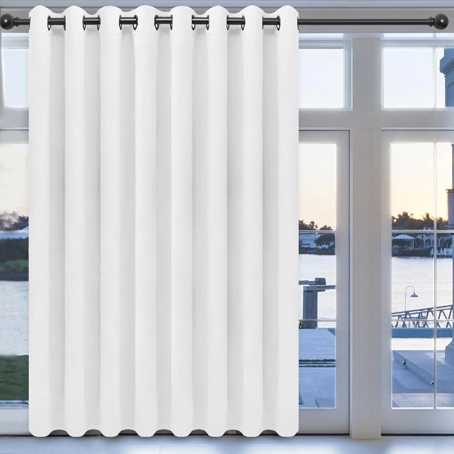 Easy-Going Blackout Door Curtains for Bedroom and Living Room