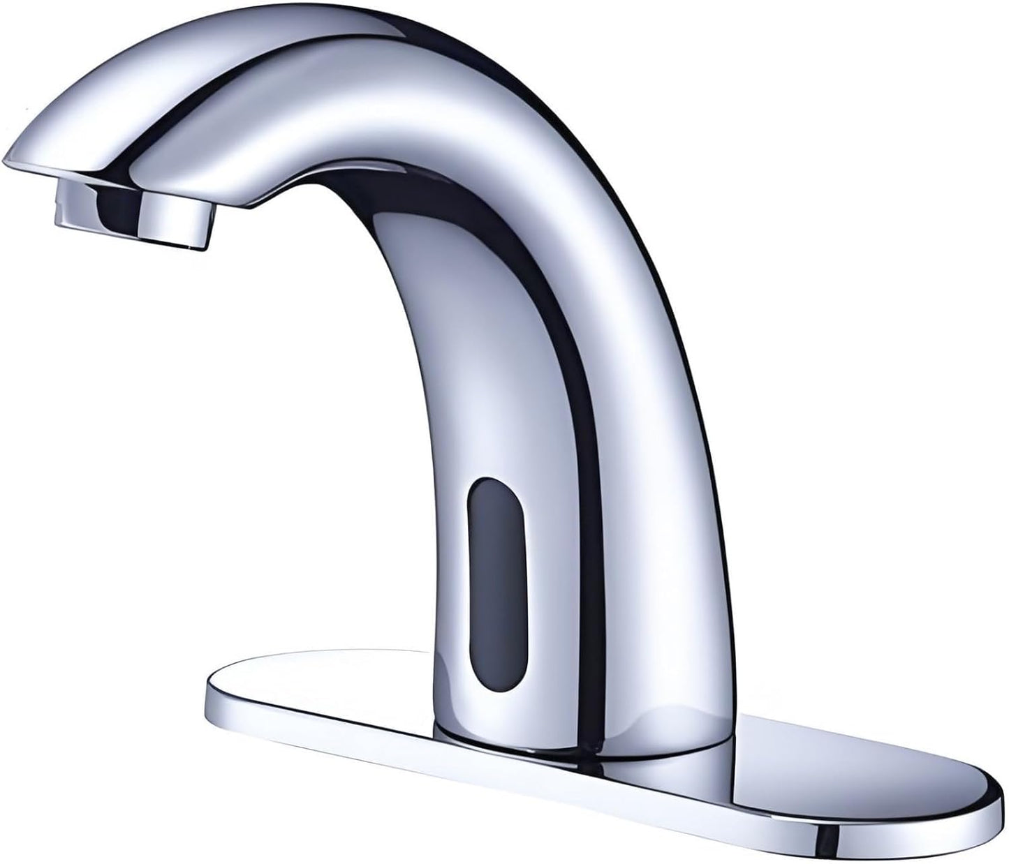 Chrome Touchless Bathroom Sink Faucet - Automatic Sensor Faucet