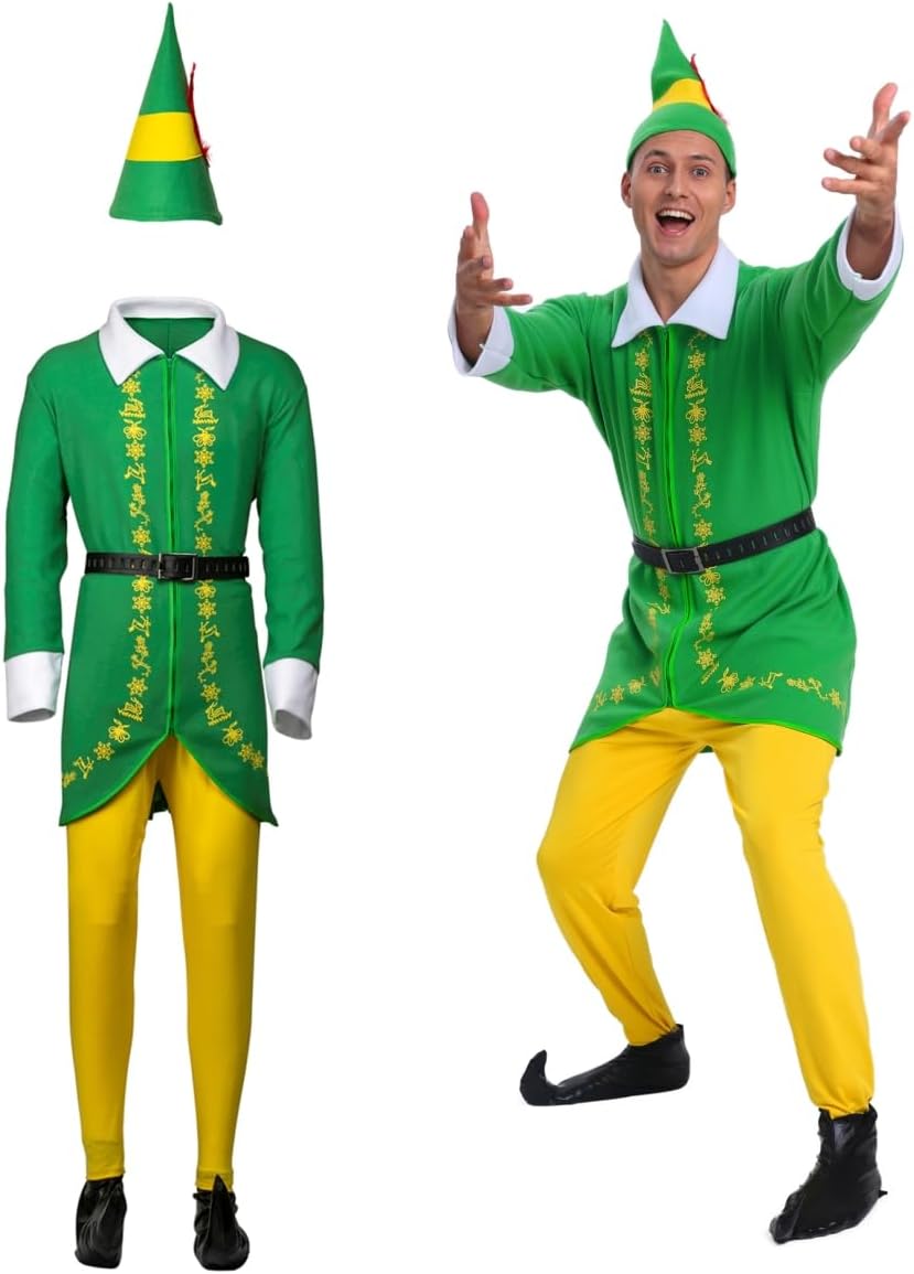 Buddy the Elf Costume for Men and Women - Christmas Cheer