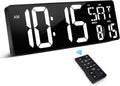 XREXS Large Digital Wall Clock 17.2in LED - Big Display Timer