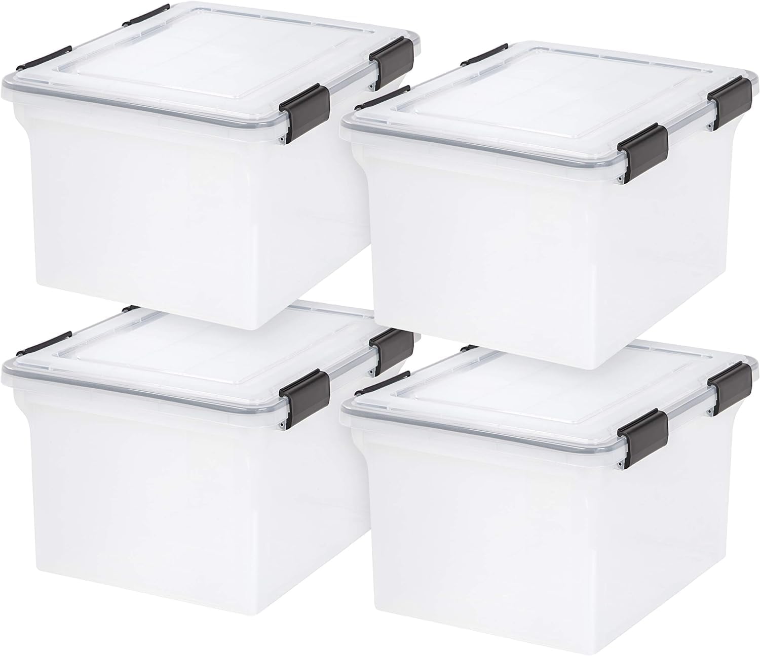 IRIS USA WeatherPro File Box - Durable Water Resistant Organizer