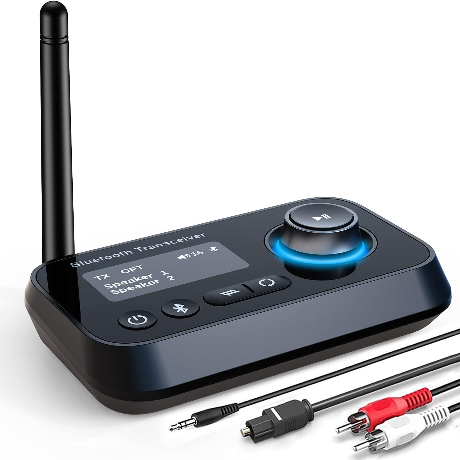 Crystal Clear Dual Audio: 3-in-1 BT 5.0 Adapter