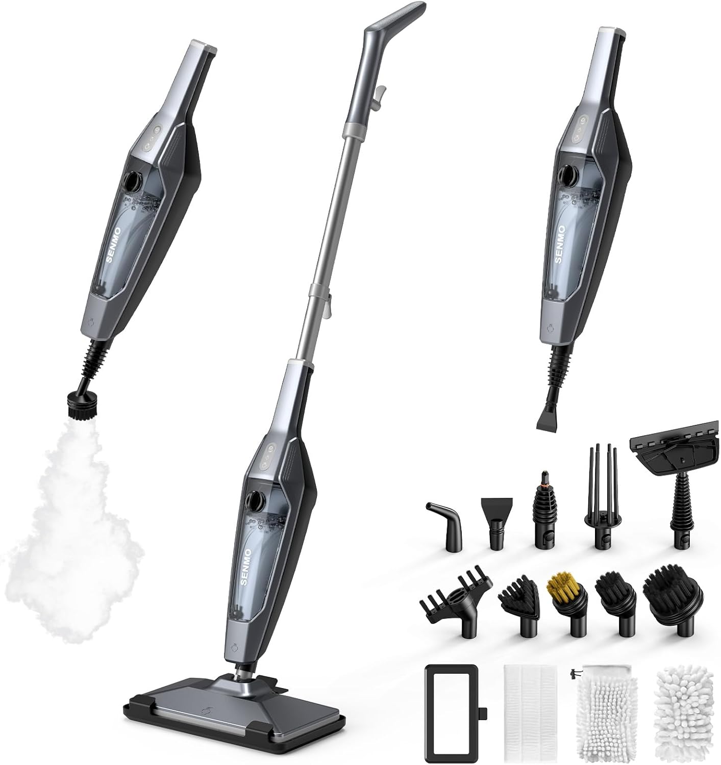 SENMO Steam Mop 14-in-1 Cleaner for Home and Floor Deep Cleaning