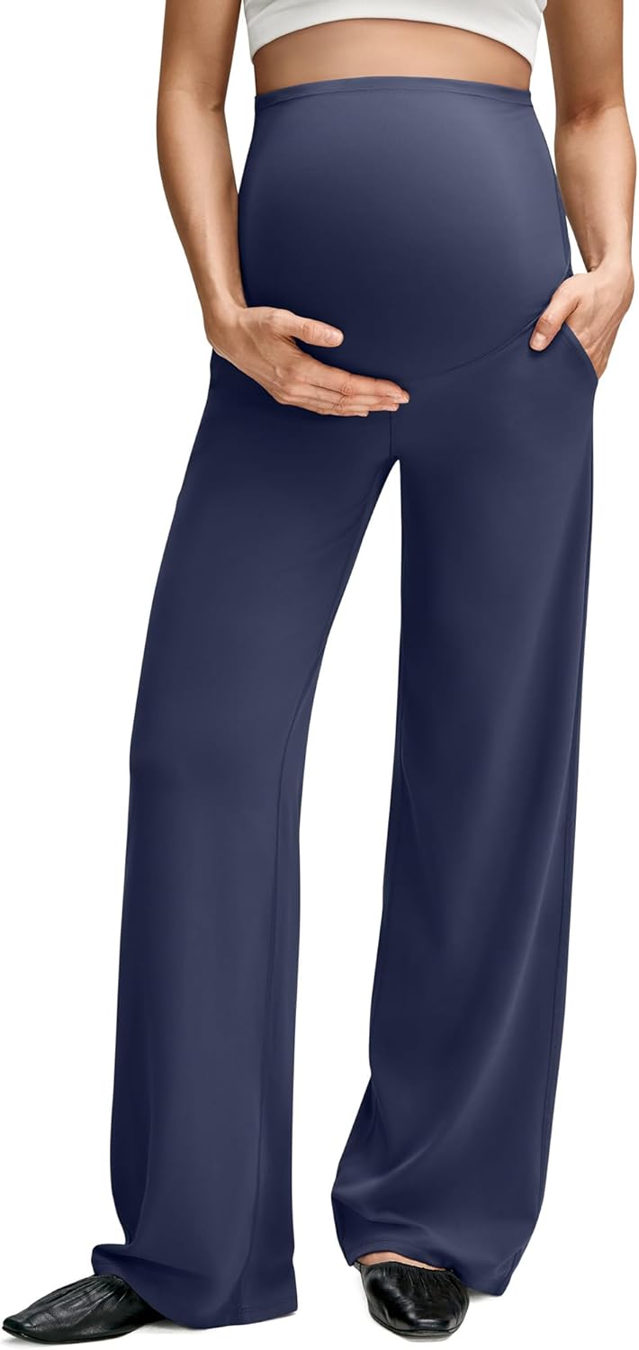G4Free BareFeel Maternity Dress Yoga Pants for Comfort & Style