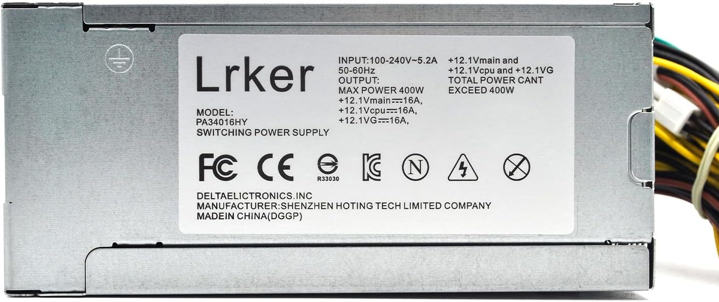 400W Power Supply for HP ProDesk 280 285 288 G3 G4 Models