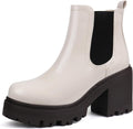 firelli Women Chelsea Platform Ankle Boots - Comfortable Height