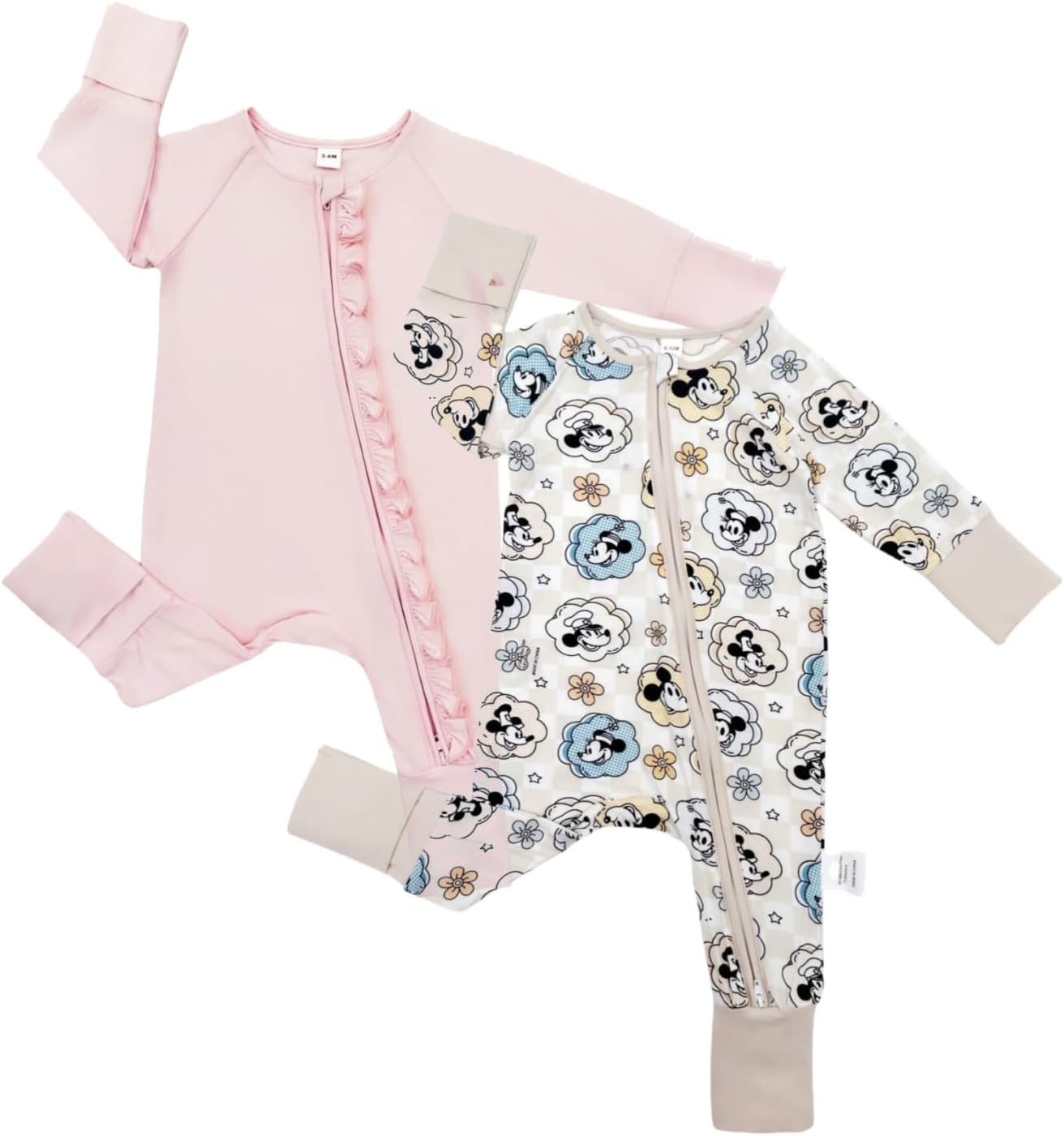 Bamboo Rayon Baby Pajamas for Newborns - Soft and Cozy Sleepers