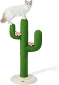 VETRESKA Cat Scratching Post Cactus - Large 41.3 in Sisal Tree