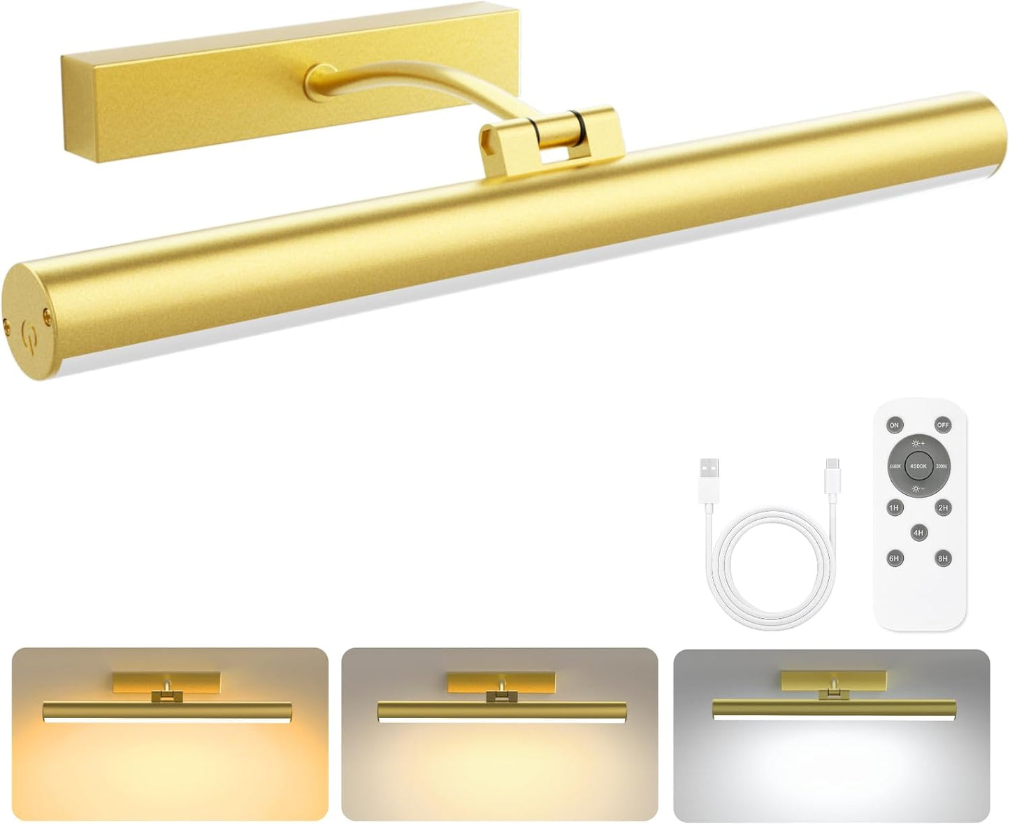 Bridika Picture Lights for Wall with Remote and Dimmable Features
