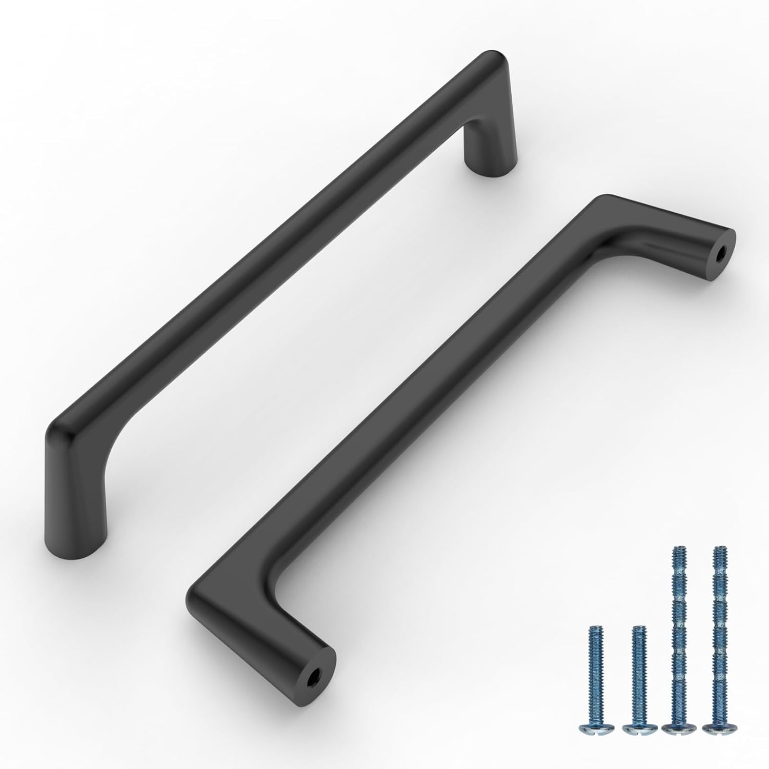 10 Pack Matte Black Cabinet Pulls for Kitchen and Home Use