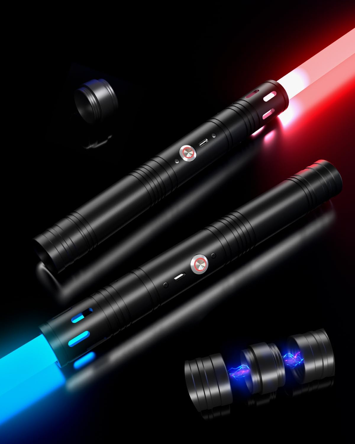 20-Color Lightsaber Toy with 4 Modes Sounds