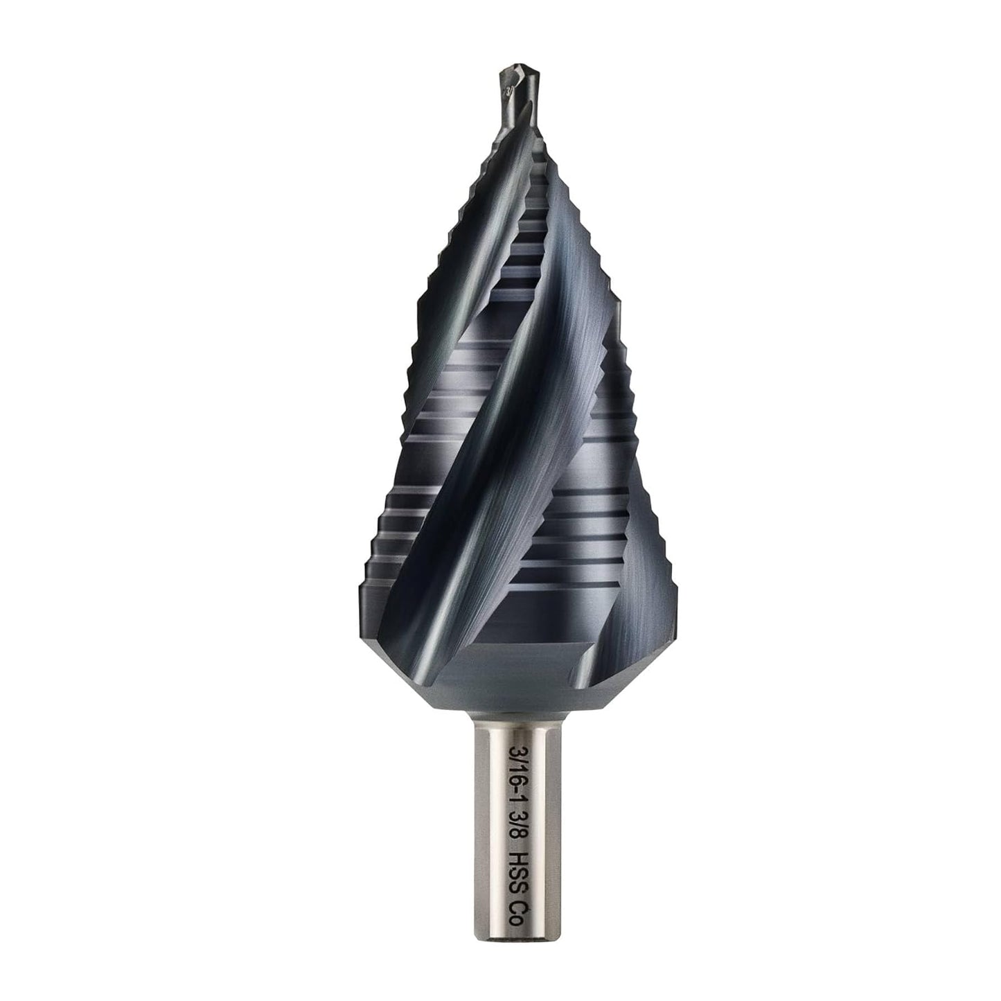 ZELCAN 19 Sizes M35 Cobalt Step Drill Bit for Metal & More