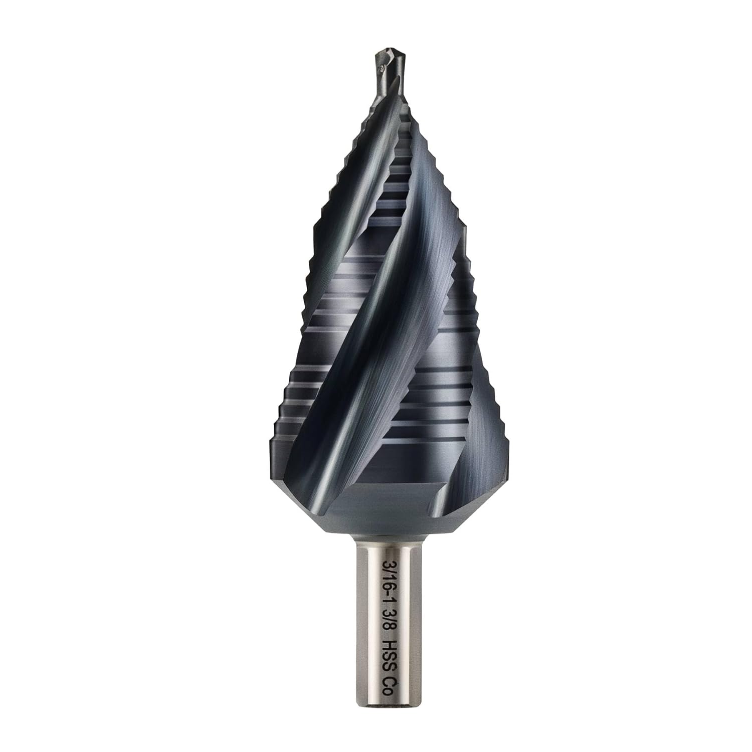 ZELCAN 19 Sizes M35 Cobalt Step Drill Bit for Metal & More