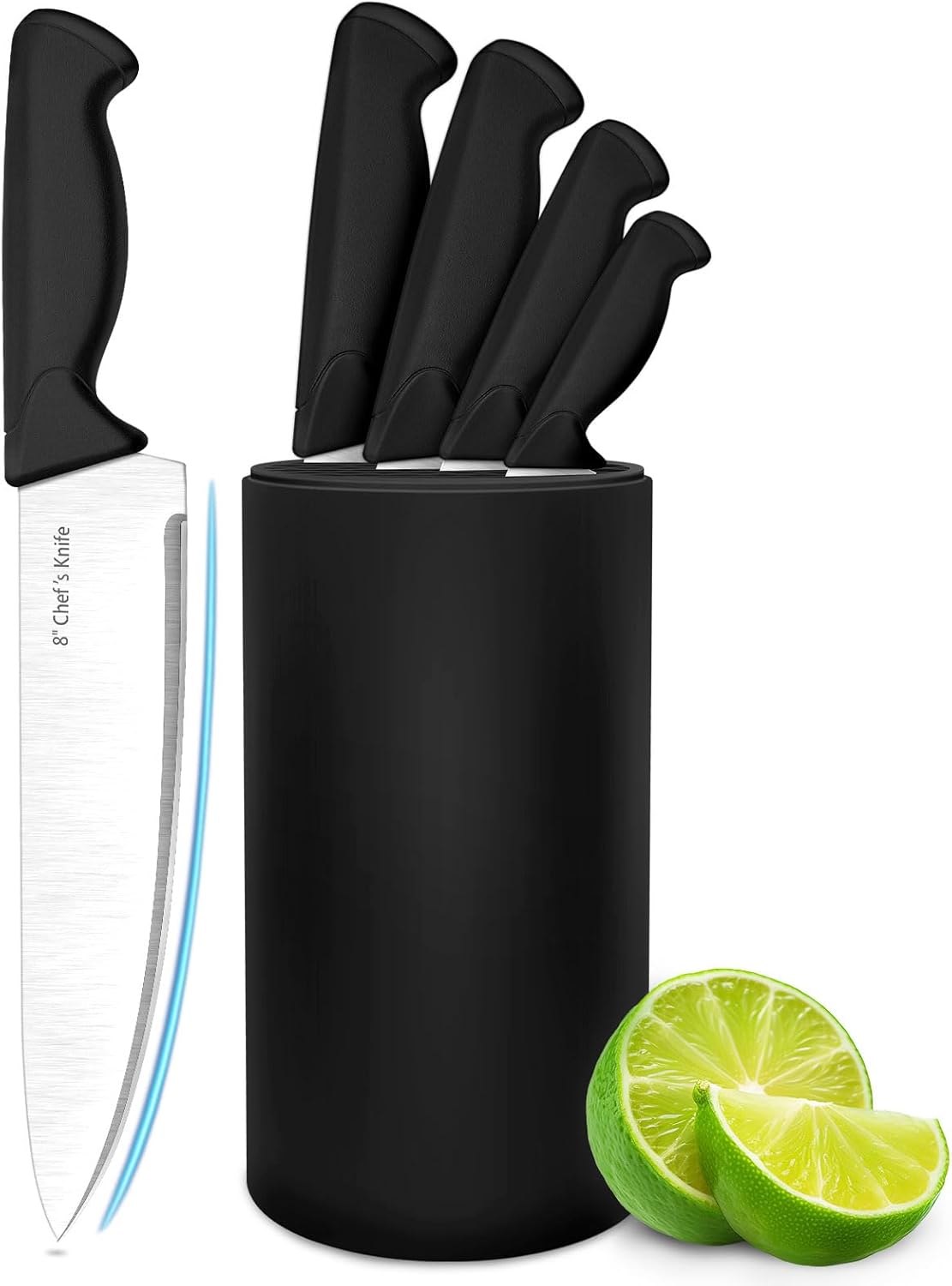 Knife Set, 6-Piece Kitchen Knife Set for Precision Cooking