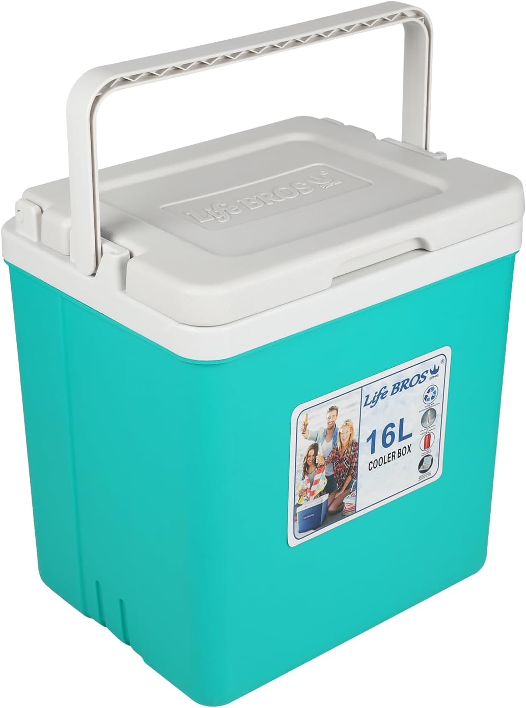 Insulated Portable Cooler with Extra Ice Pack for Camping
