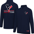 Ultra Game Men's NFL Super Soft 3/4 Zip Quarter Zip Shirt - Athletic
