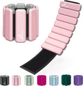 Wrist & Ankle Weights 1 Pair (1-2 lb Each) - Adjustable Silicone