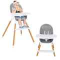 Convertible Baby High Chair 3-in-1 - Adjustable, Easy Clean