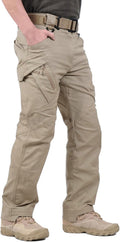 Men's Ripstop Tactical Pants Water Resistant Stretch Cargo