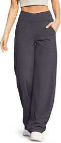 Stretch Wide Leg Pants for Women - Available in Petite, Regular, Tall